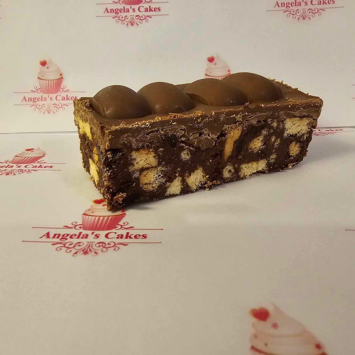 Dairy Milk Topped Tiffin x 1 Slice