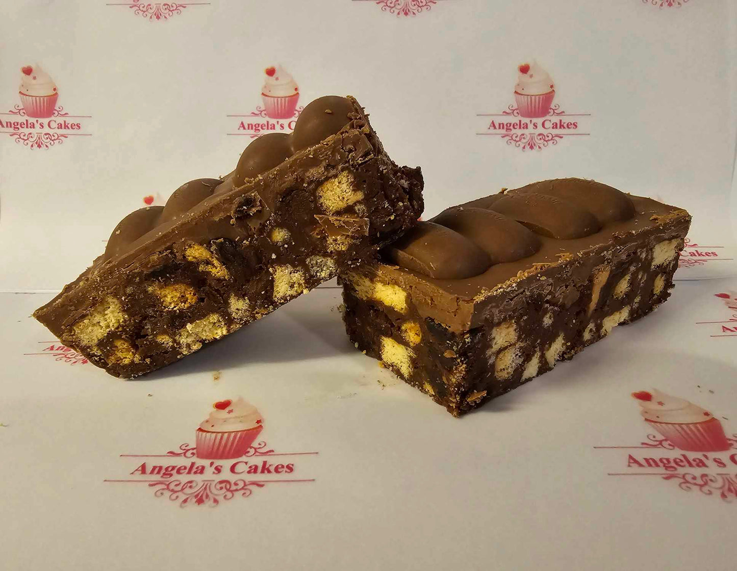 Dairy Milk Topped Tiffin x 1 Slice