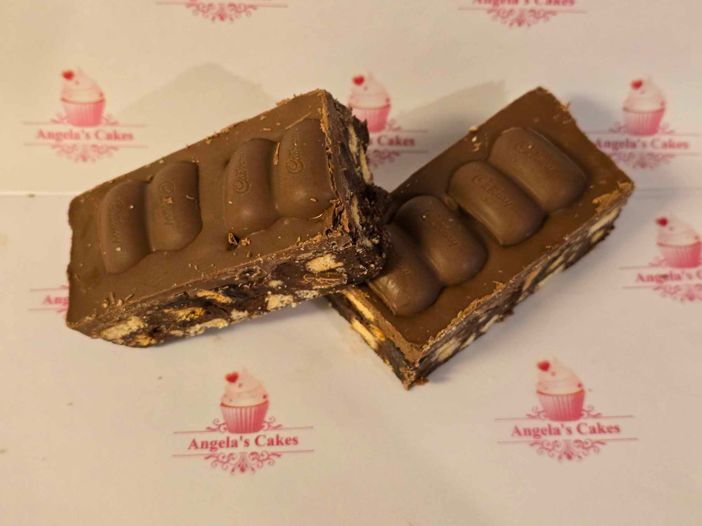 Dairy Milk Topped Tiffin x 1 Slice