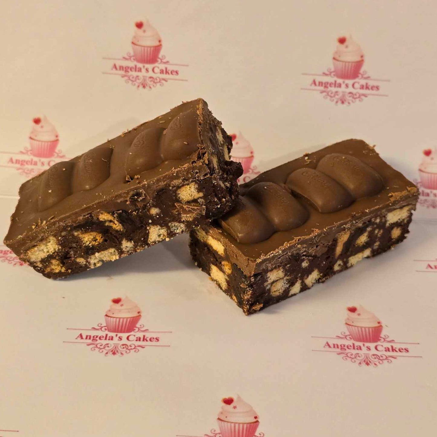 Dairy Milk Topped Tiffin x 1 Slice