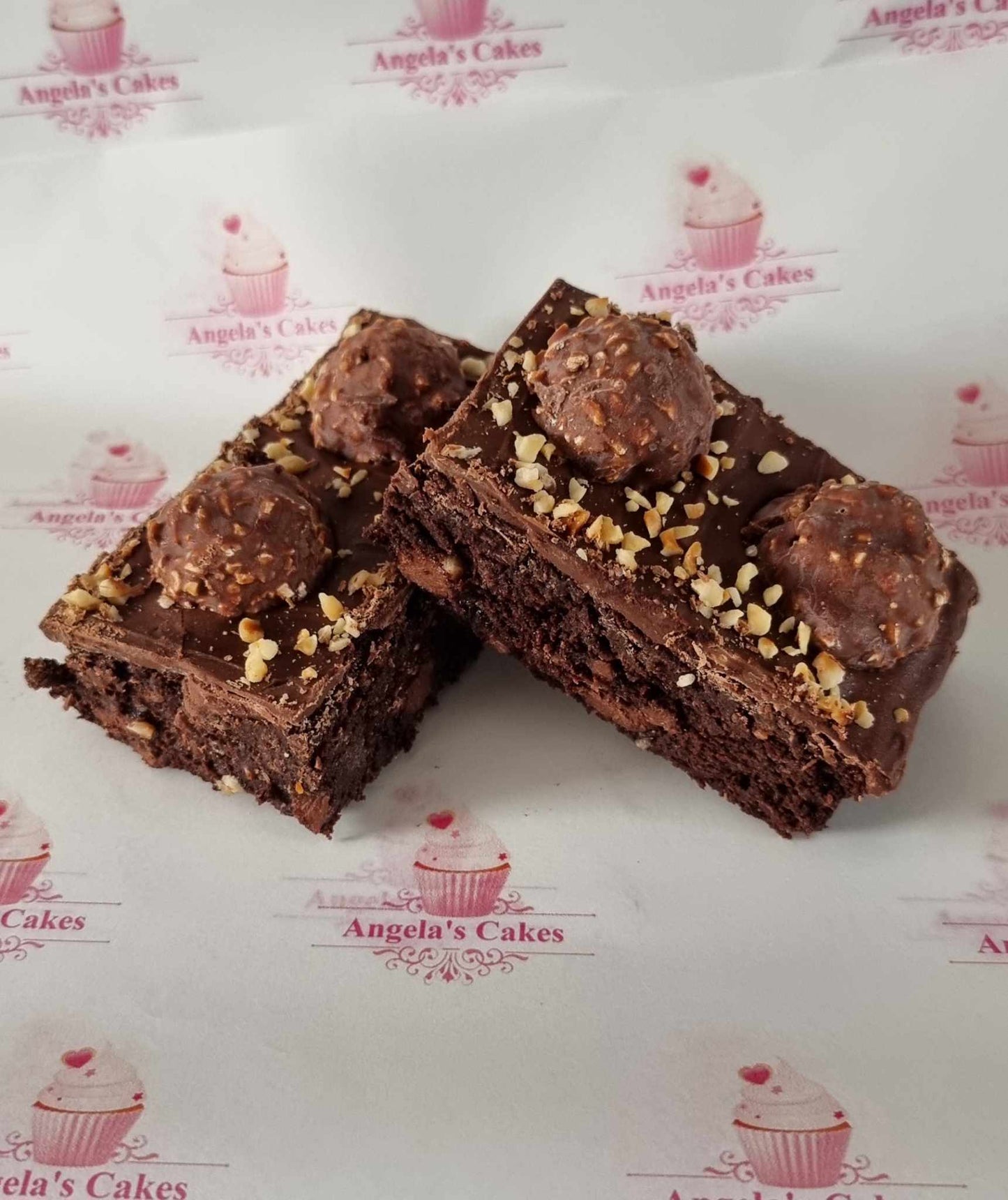 Ferrero Rocher Brownie x1 Slice