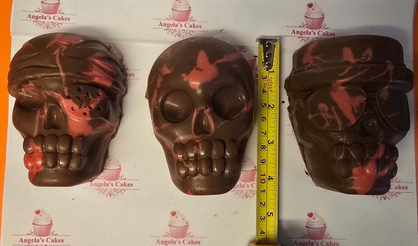 Halloween Brownie / Blondie Stuffed Skull x1