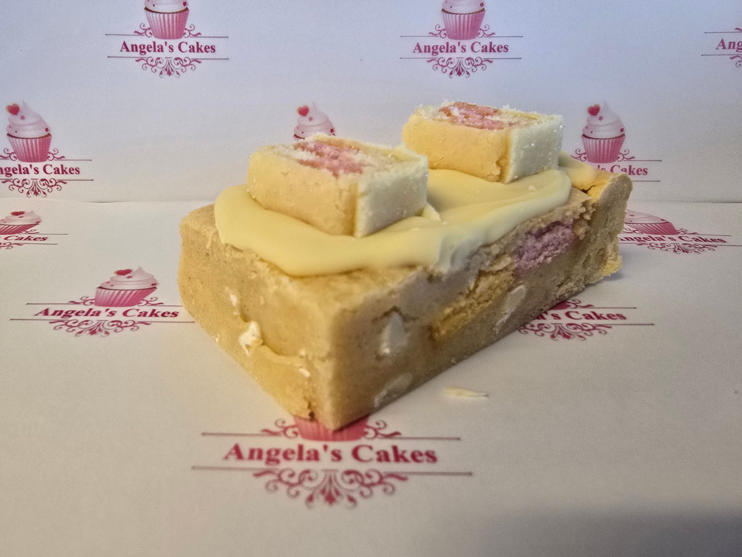 Batternberg blondie x1 slice