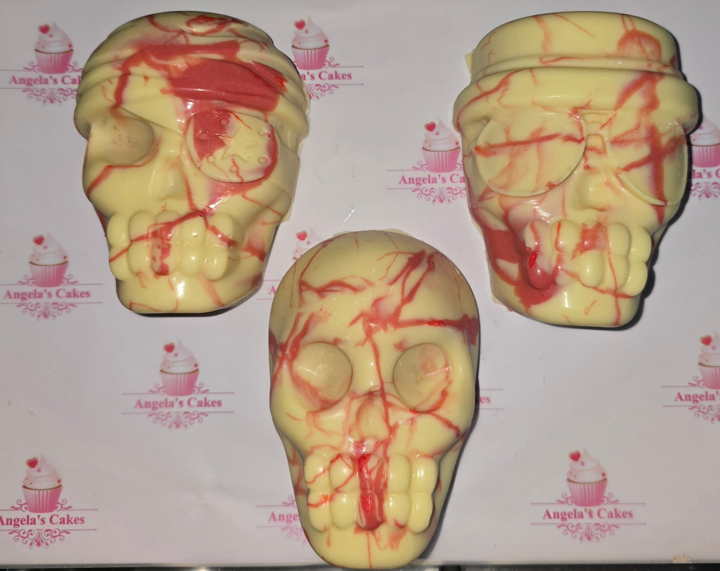 Halloween Brownie / Blondie Stuffed Skull x1