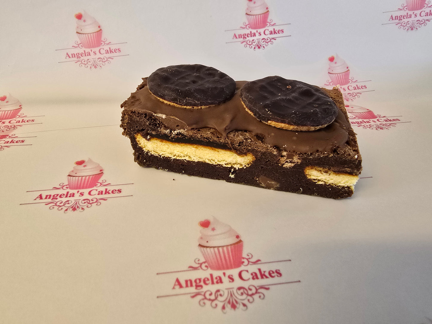 Jaffa Cake brownie x1 slice