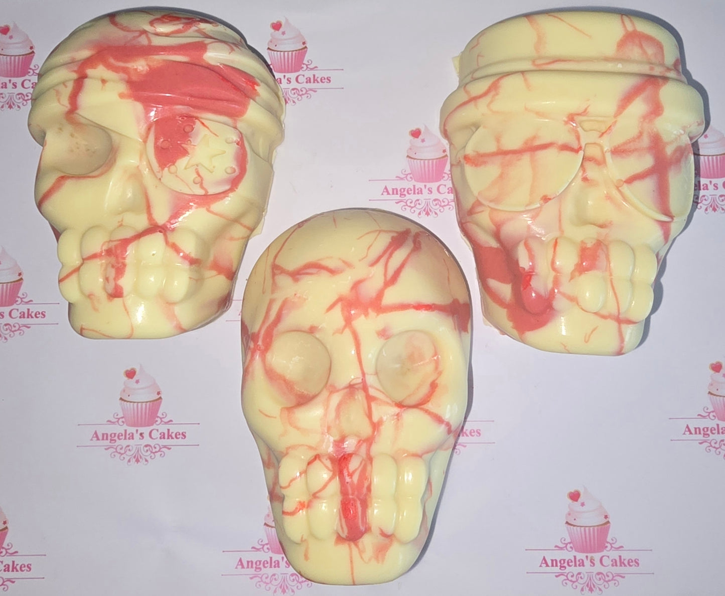 Halloween Brownie / Blondie Stuffed Skull x1