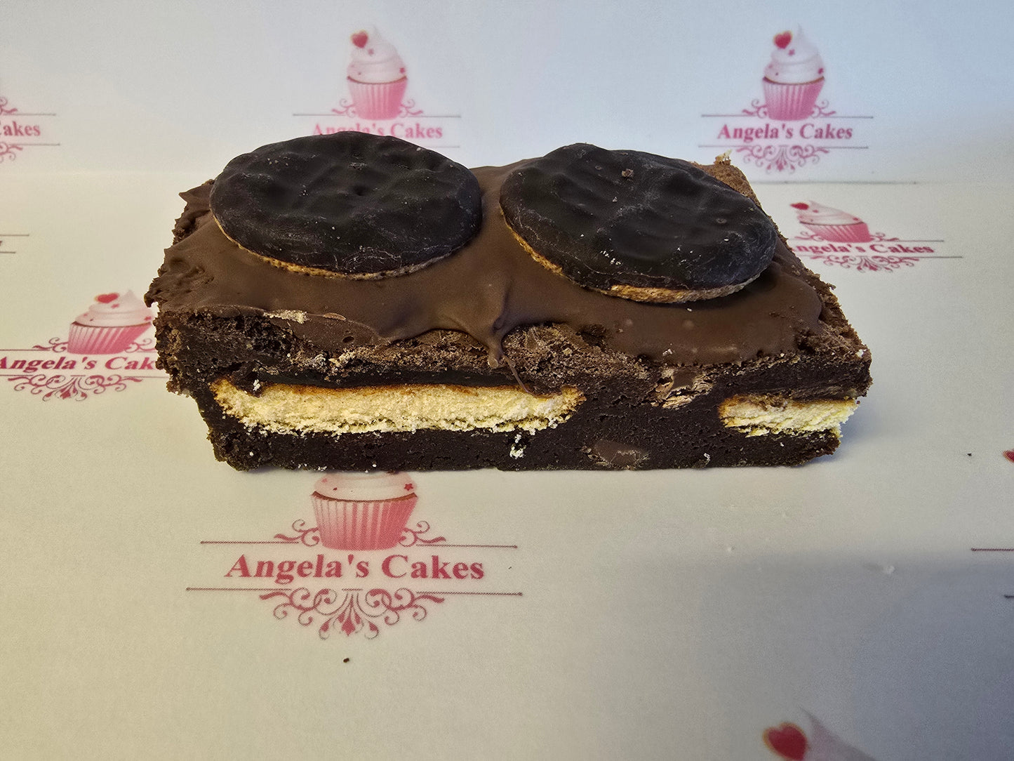 Jaffa Cake brownie x1 slice