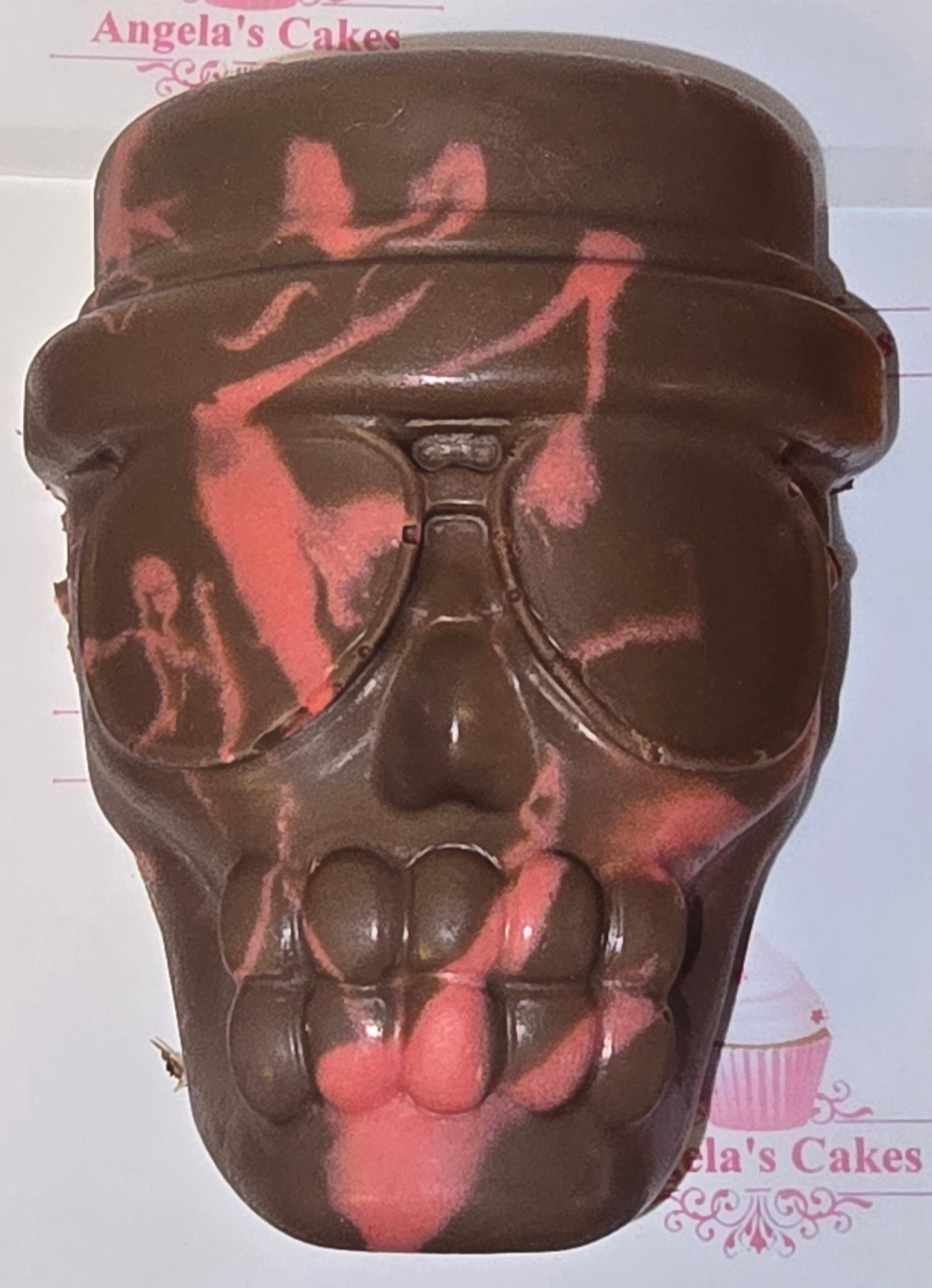 Halloween Brownie / Blondie Stuffed Skull x1