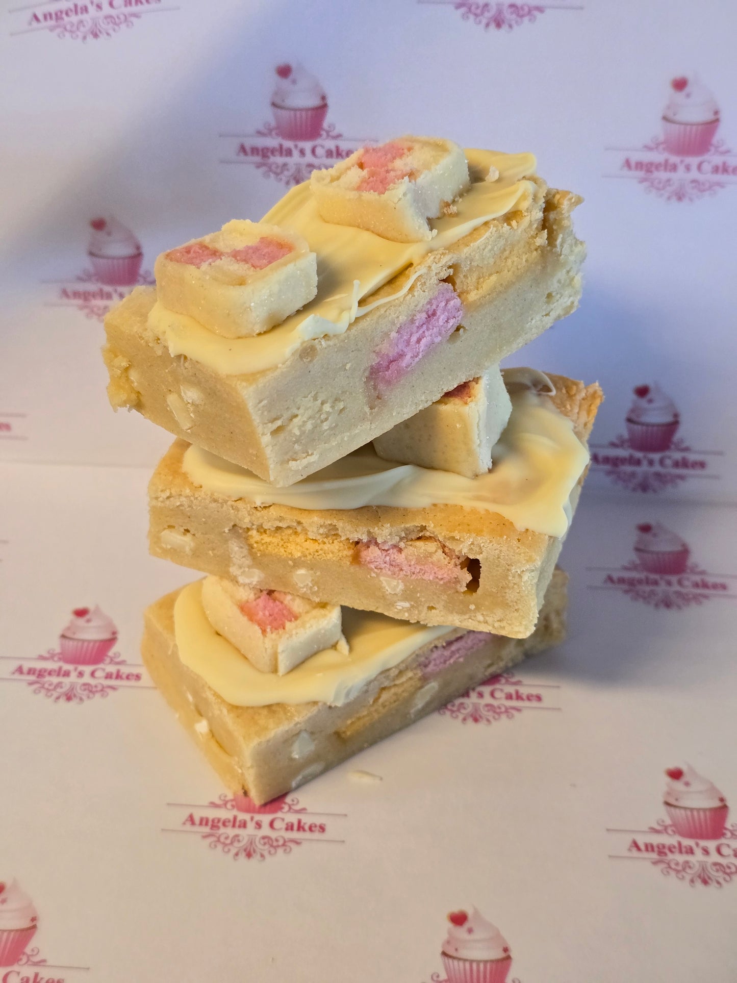 Batternberg blondie x1 slice