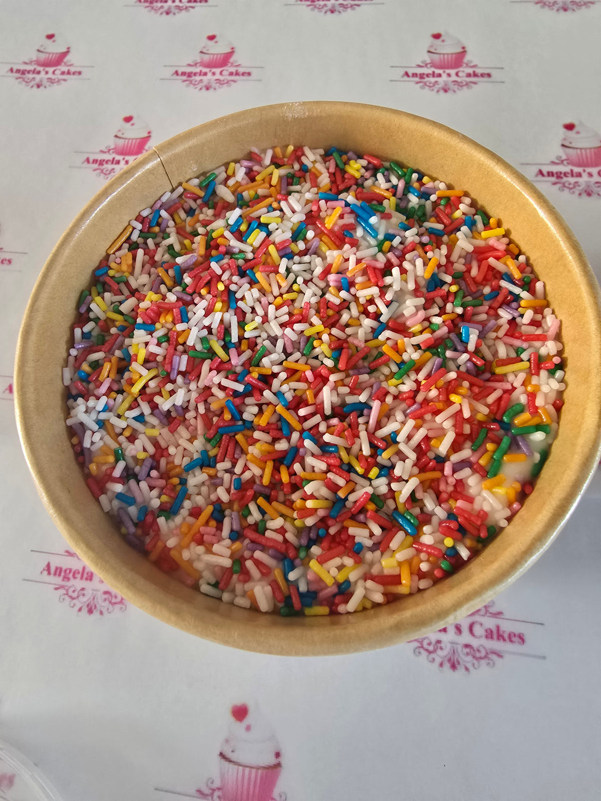 Sprinkles sponge - mini pot