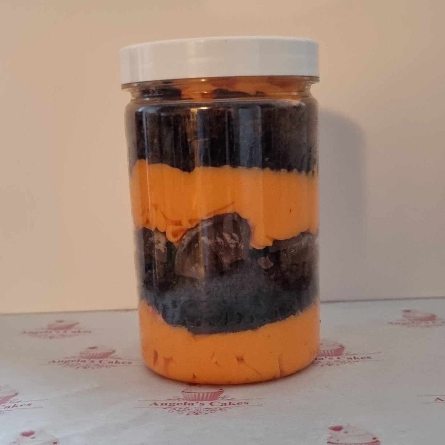 Chocolate Orange Cake Jar