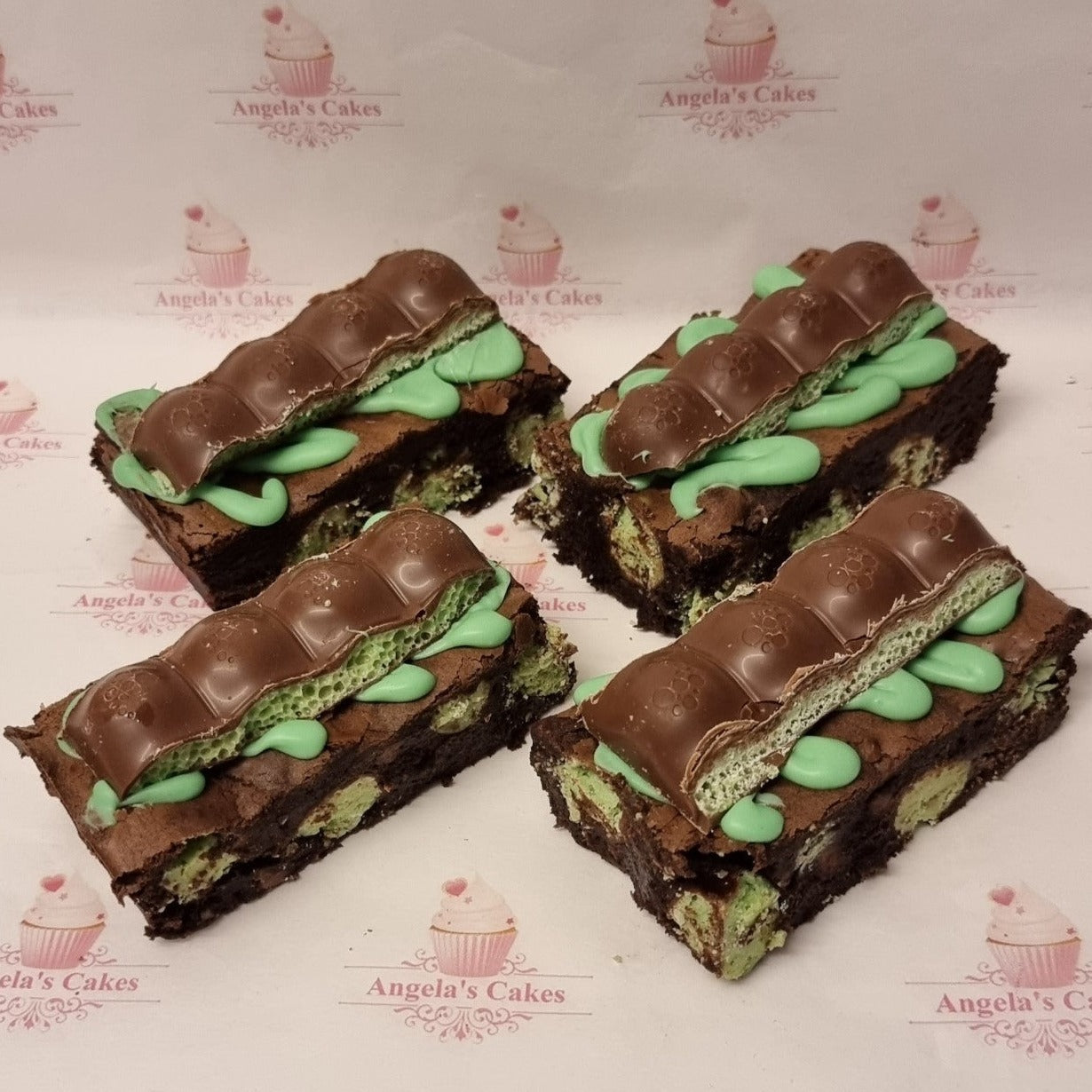 Mint Choc Brownie x1 Slice