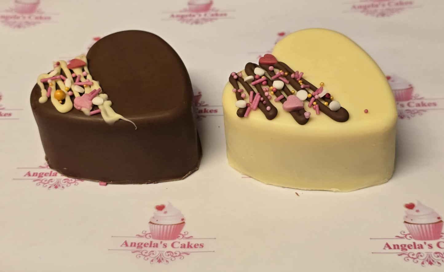 Valentines Stuffed Hearts - Brownie + Blondie