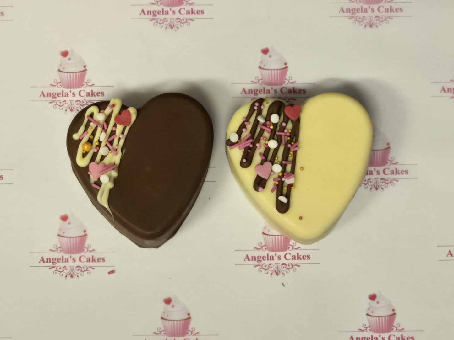 Valentines Stuffed Hearts - Brownie + Blondie