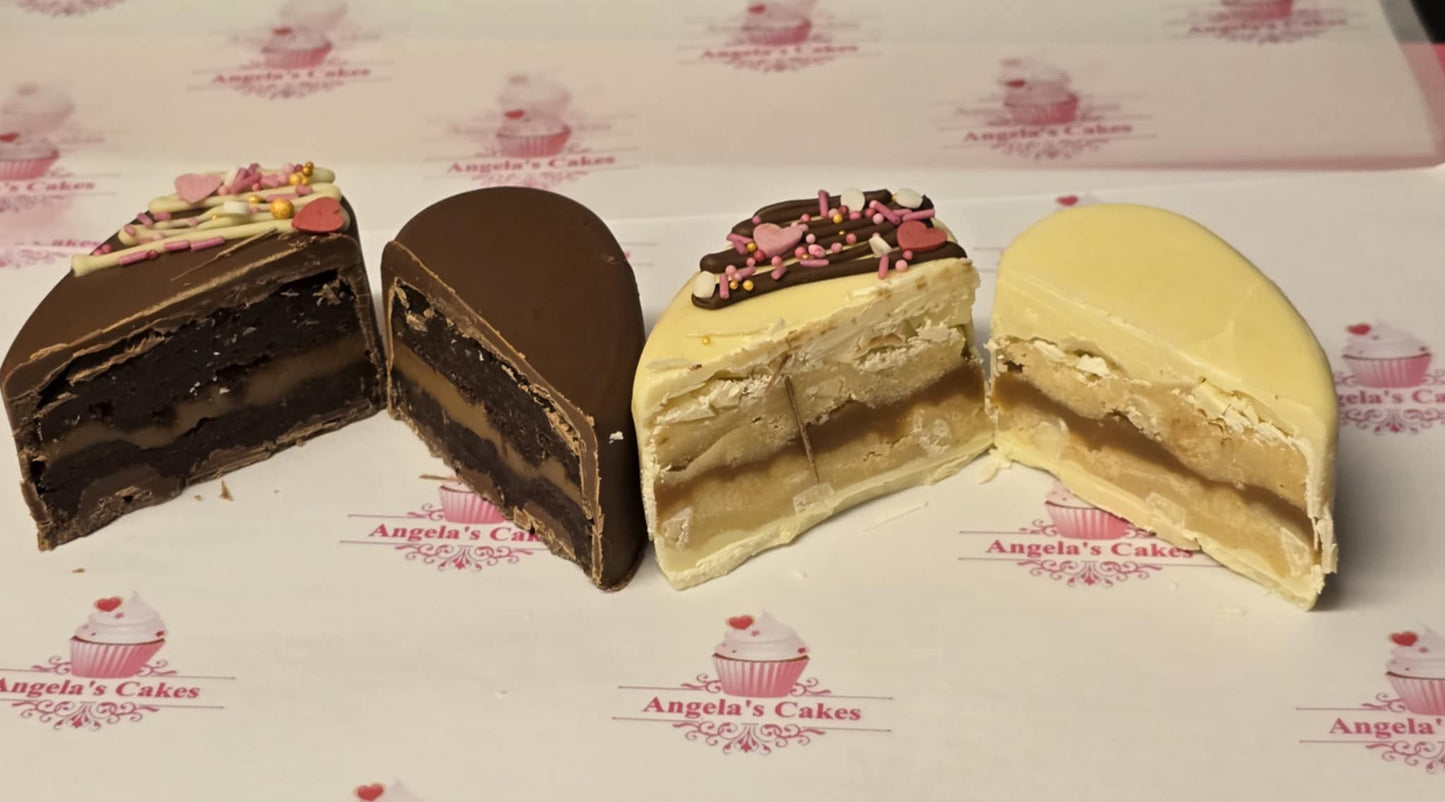 Valentines Stuffed Hearts - Brownie + Blondie
