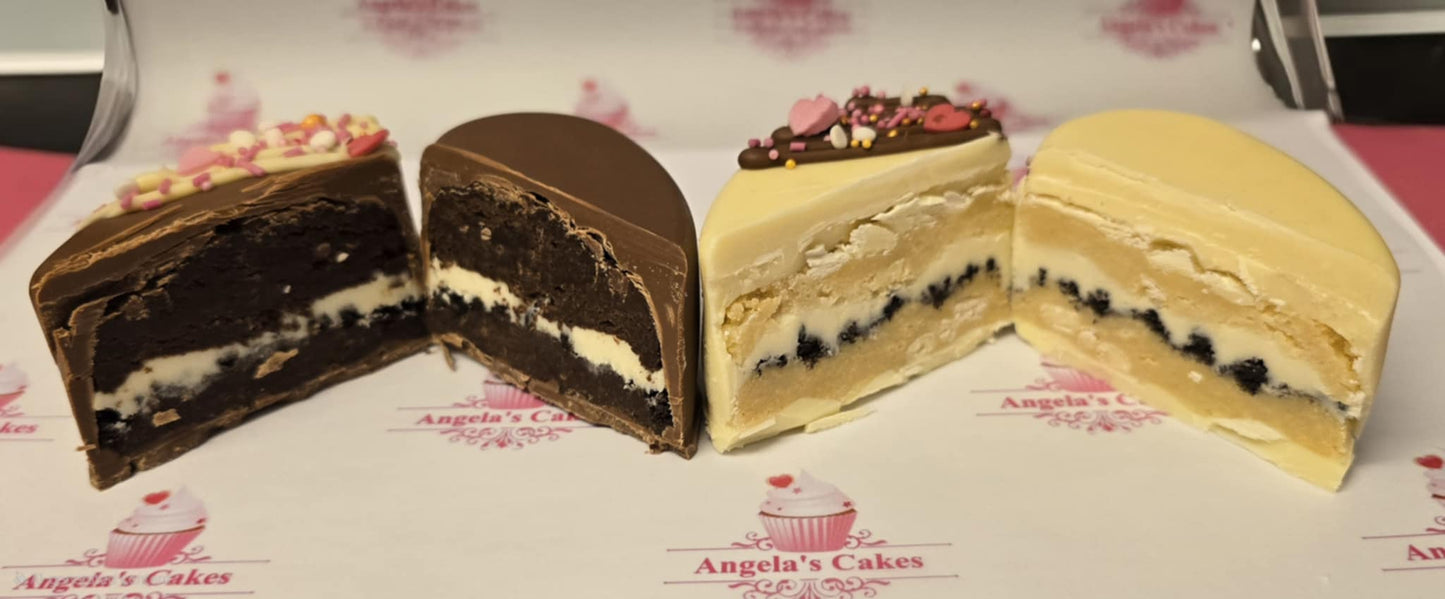 Valentines Stuffed Hearts - Brownie + Blondie