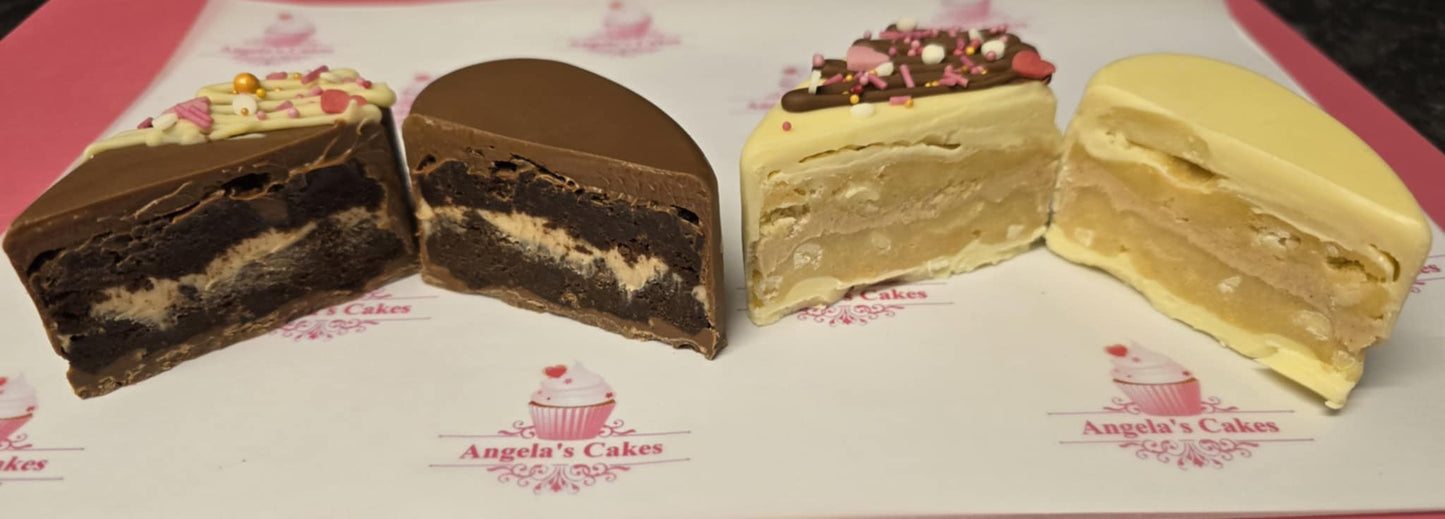 Valentines Stuffed Hearts - Brownie + Blondie