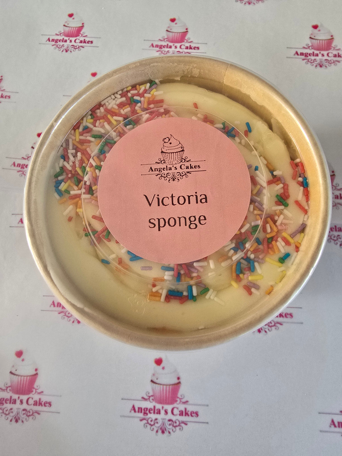 Victoria sponge - mini pot