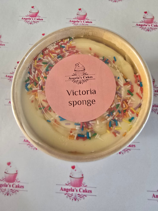 Victoria sponge - mini pot