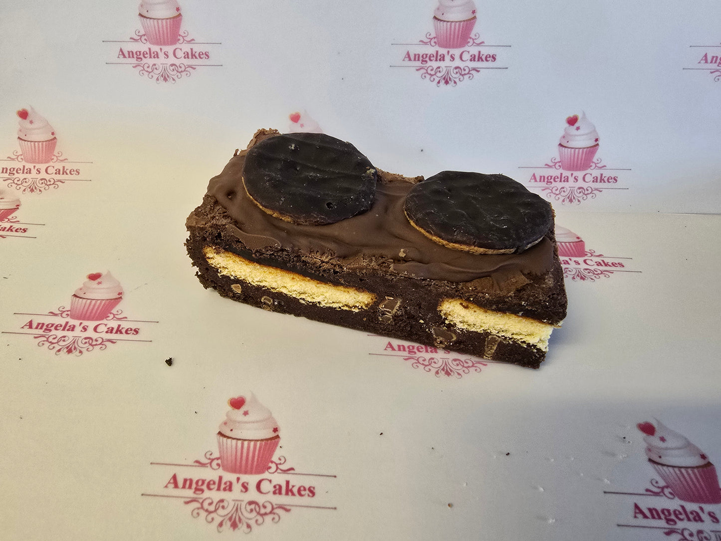 Jaffa Cake brownie x1 slice