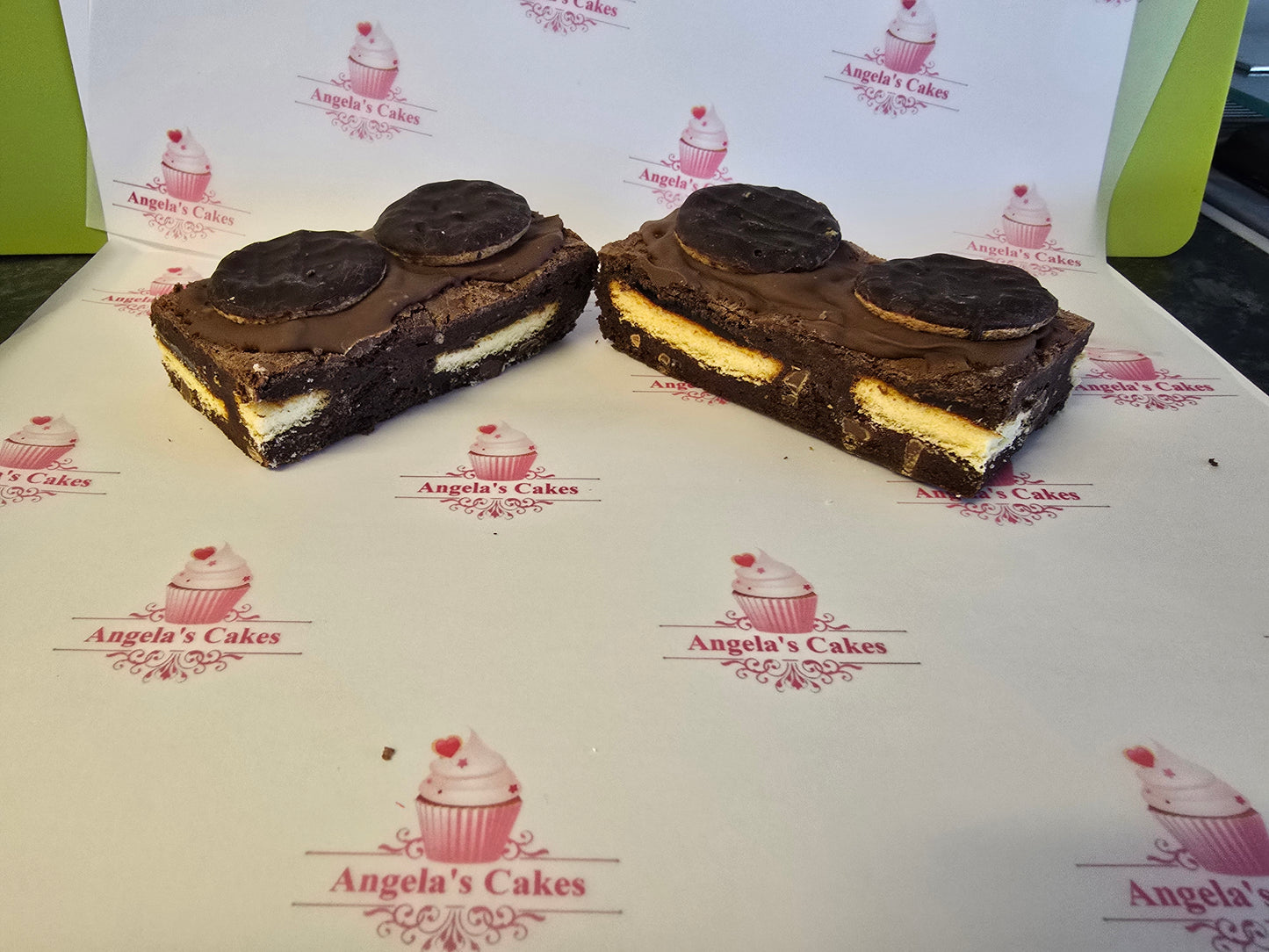 Jaffa Cake brownie x1 slice