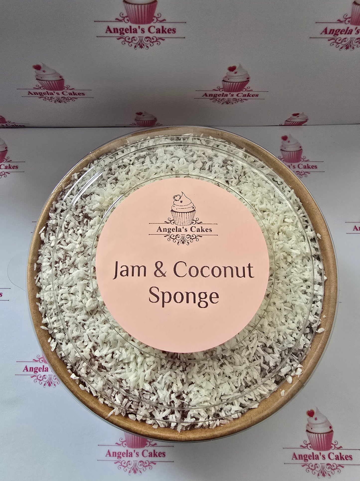 Jam & Coconut Sponge