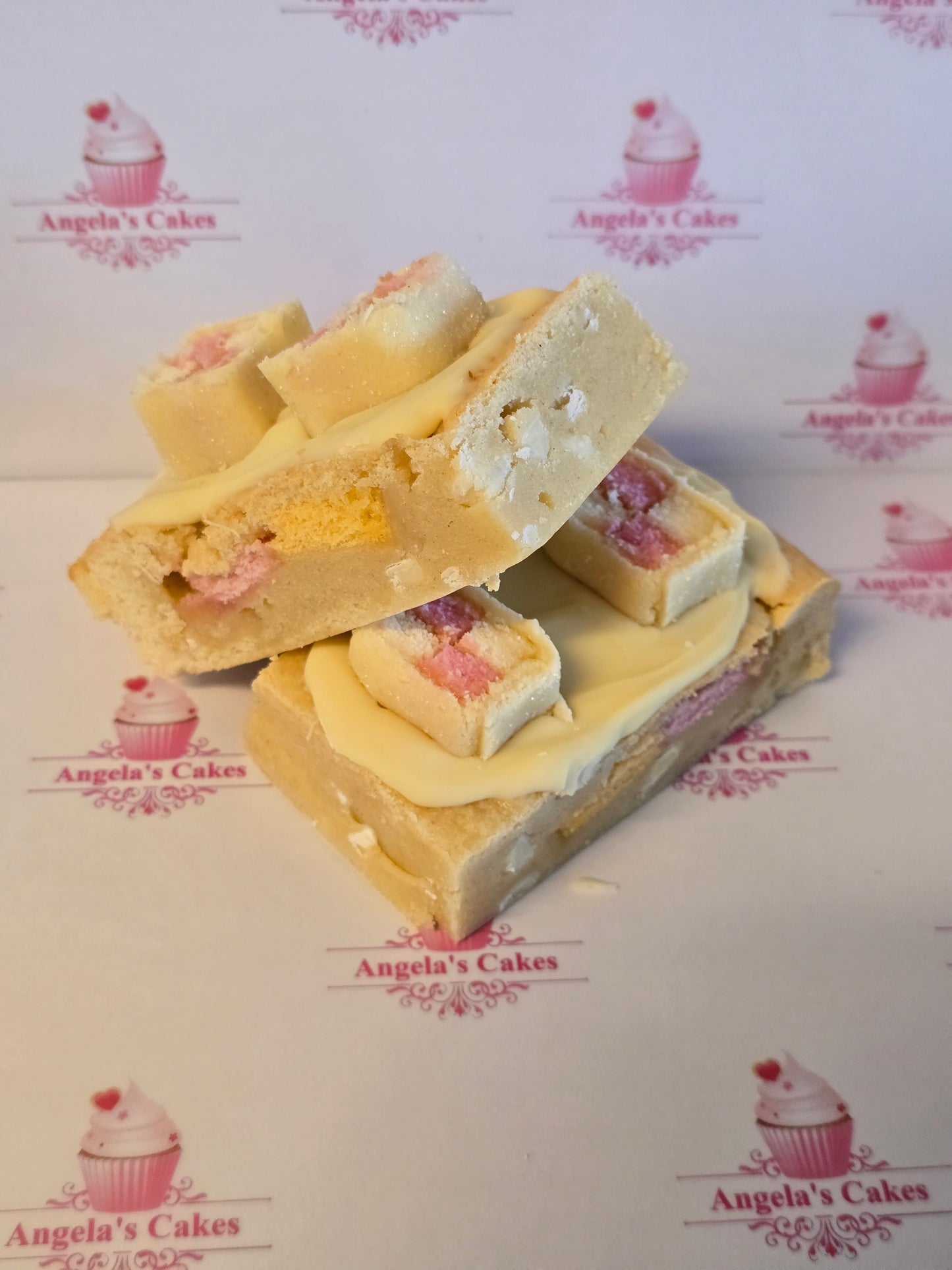 Batternberg blondie x1 slice