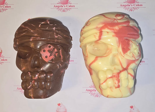 Halloween Brownie / Blondie Stuffed Skull x1