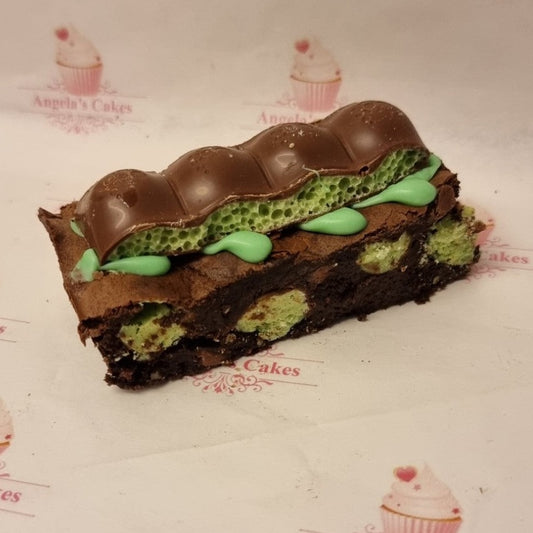 Mint Choc Brownie x1 Slice